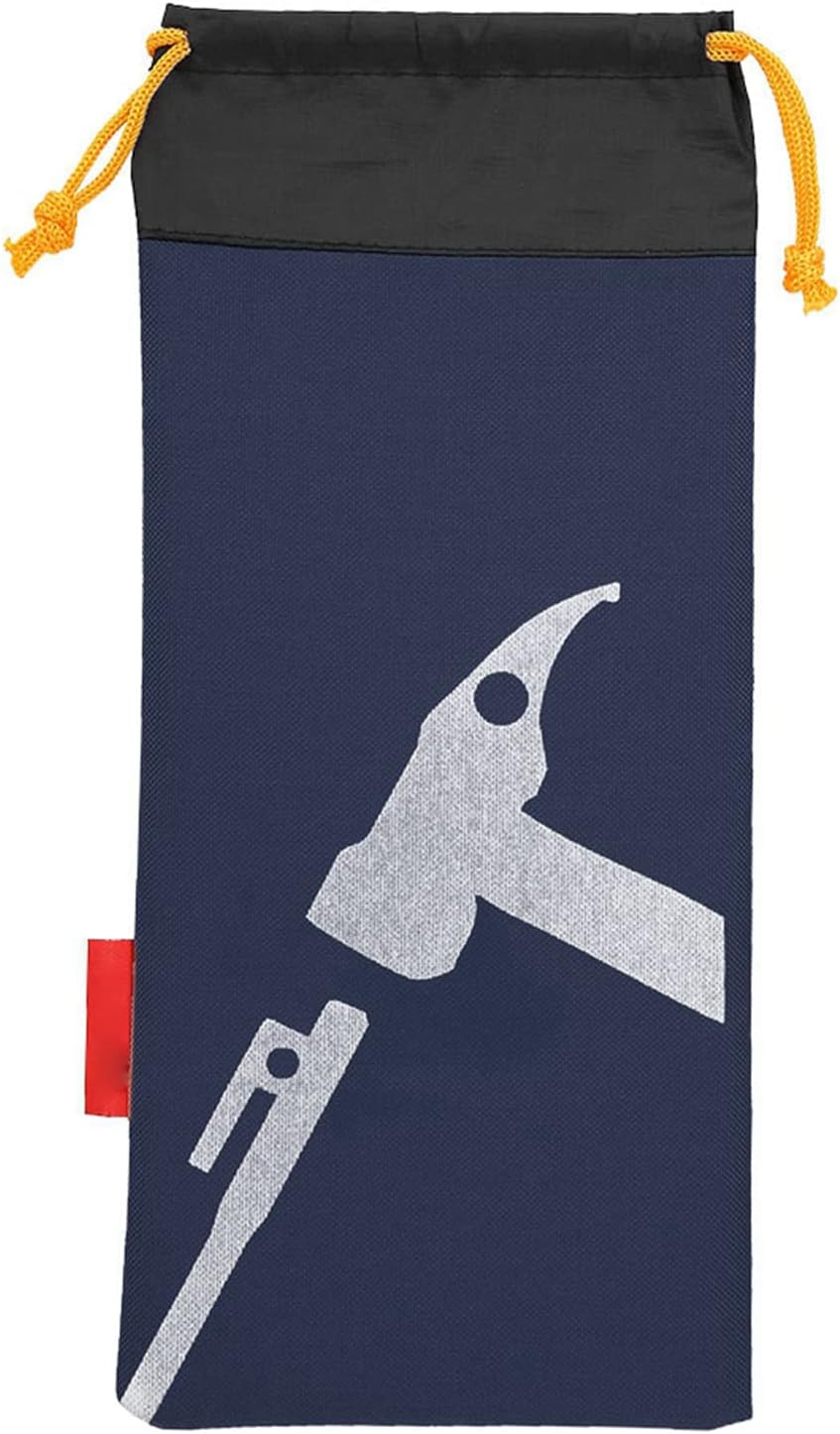 Camping Pouch 14.17X6.3In Hammer Nail Pouch, Lightweight Oxford Cloth Tent Peg Bag, Portable for Camping Outdoor Use Hiking(Blue)