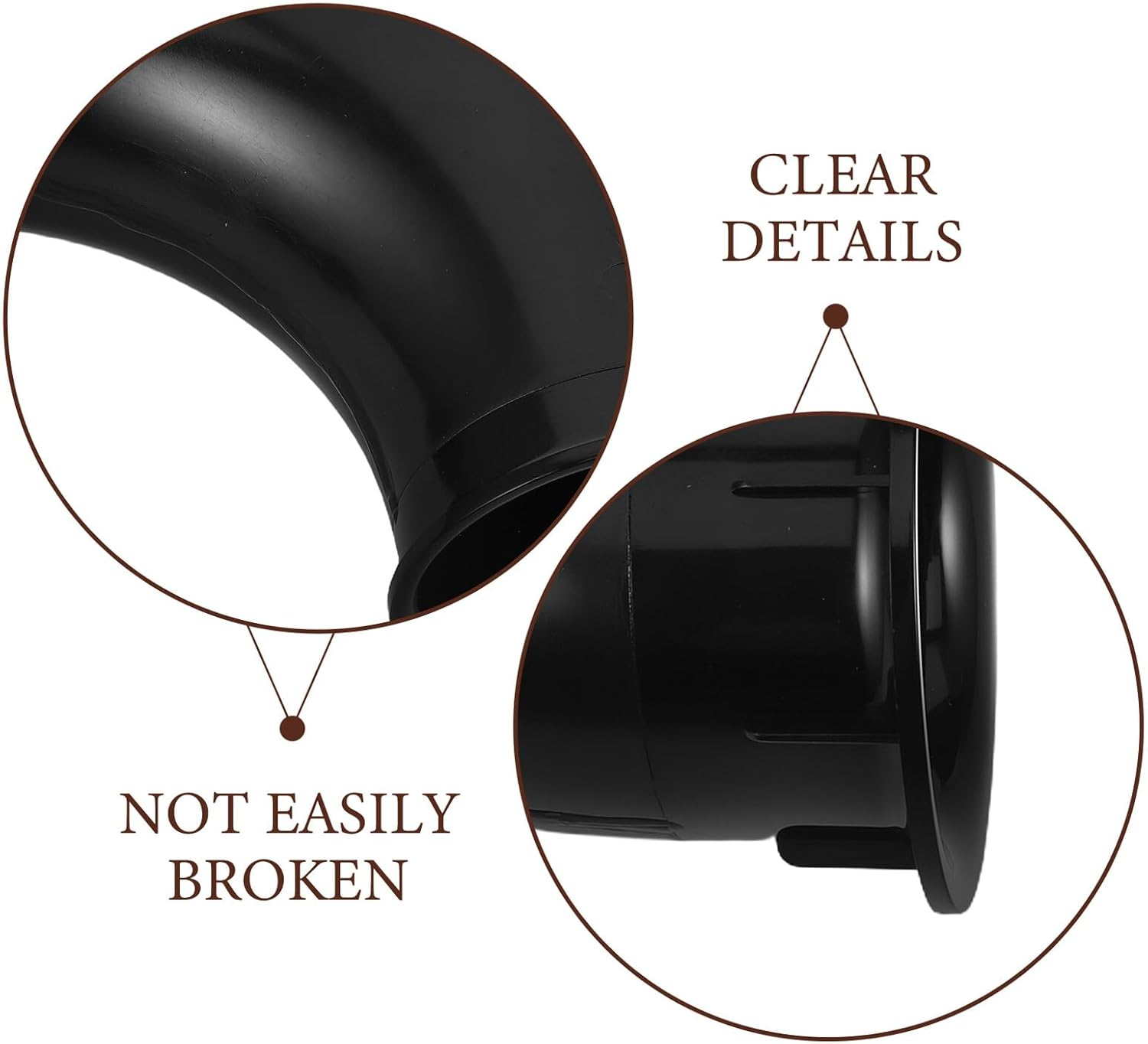 CLISPEED 2Pcs Speaker Cabinet Bass Port Tubes for Car and Home Audio Systems Plastic Bass Reflex Speaker Box Vent Tubes Fit Replacement image number 6