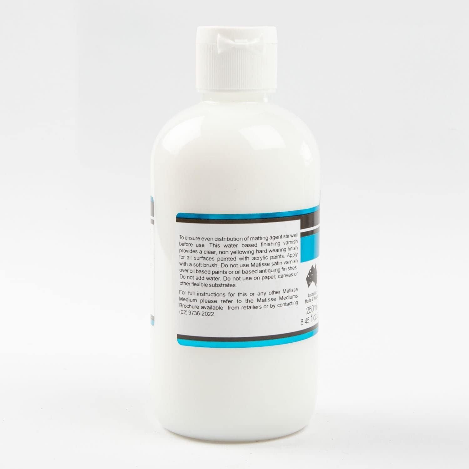 Derivan Matisse MM11 Professional Artists Acrylic Satin Varnish Medium 250 Ml image number 1