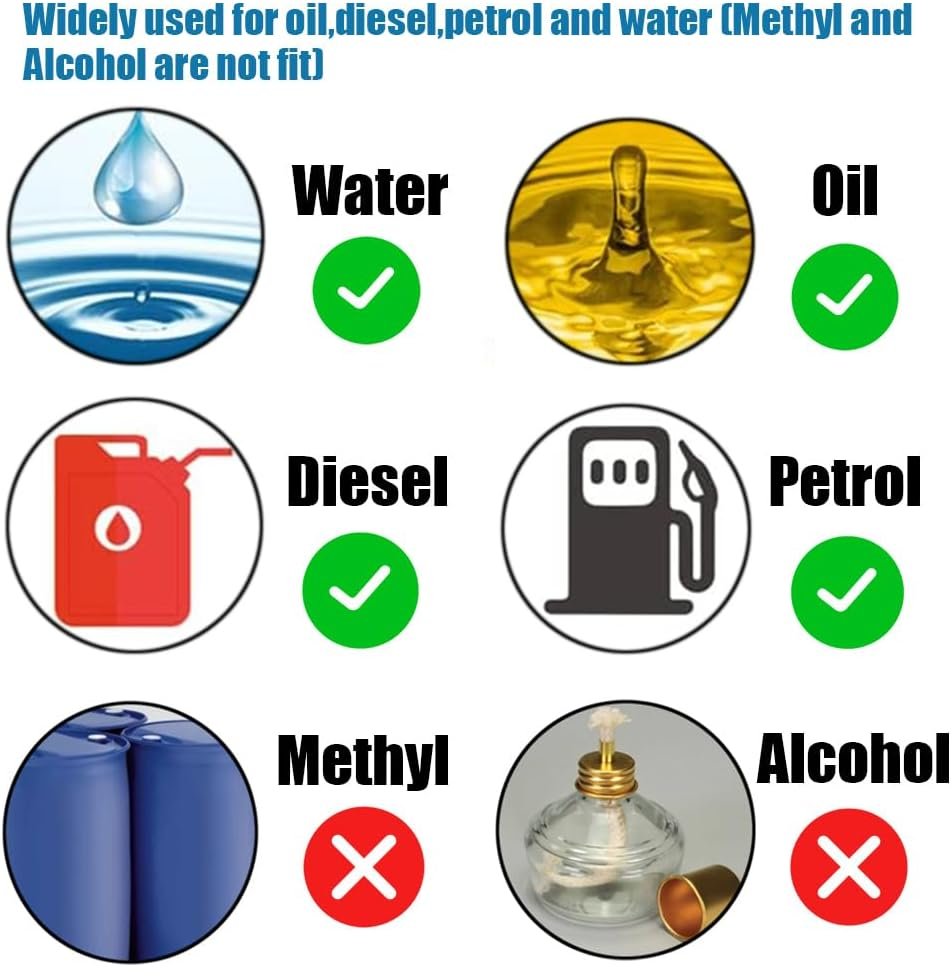 Yakamoz 2PCS Fuel Non Return One Way Check Valve, 3/8" 10Mm Aluminium Alloy Fuel Line Check Valve for Fuel, Oil, Petrol, Diesel, Water, Gasoline, Aluminium, Silver image number 2