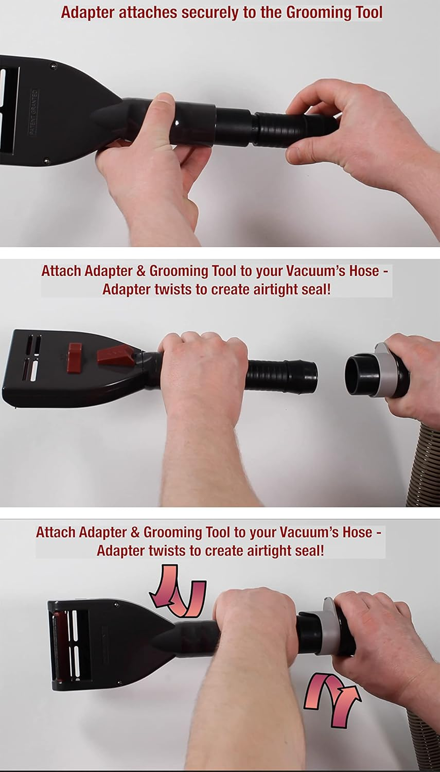 Penn Plax DOGV1 Pet Grooming Tool, Black image number 6