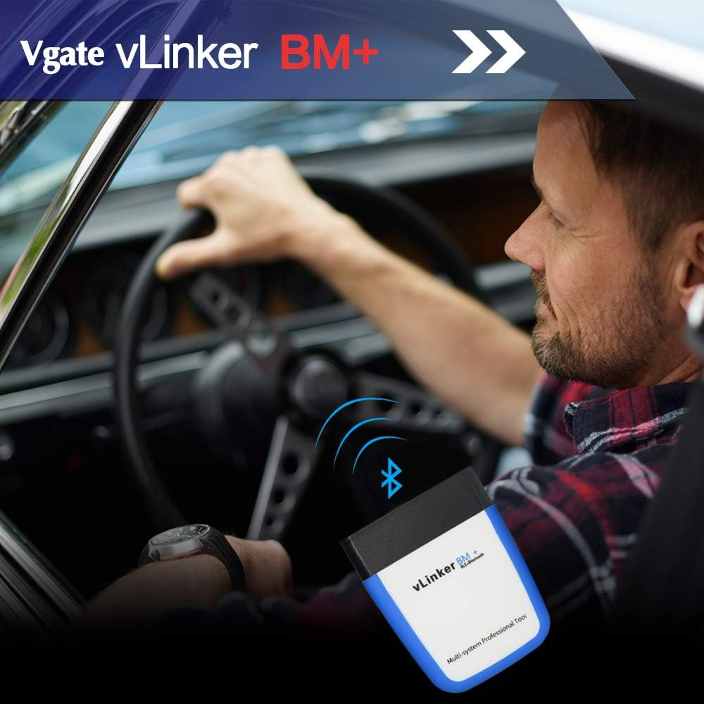 Vgate Vlinker BM+ OBD2 Bluetooth Scanner for Bmw/Mini Bimmercode, Car Code Reader for Ios, Android, and Windows image number 2