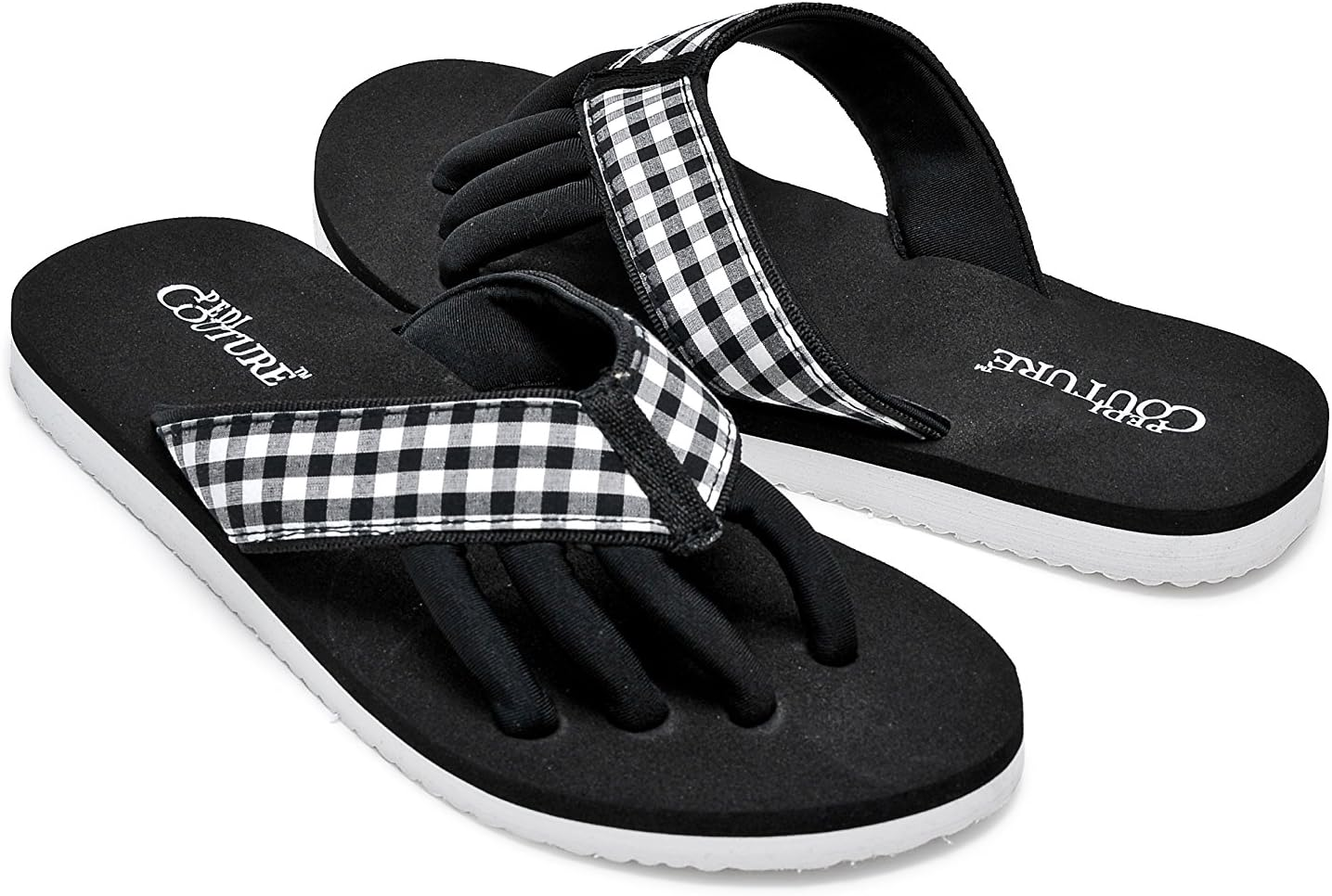 Pedi Couture Sandals, Lightweight Women'S Sandals with Toe Separator, Shower Slippers, Toe Mules, Leisure, Bath, Sauna Shoes, Spa, Pedicure image number 2