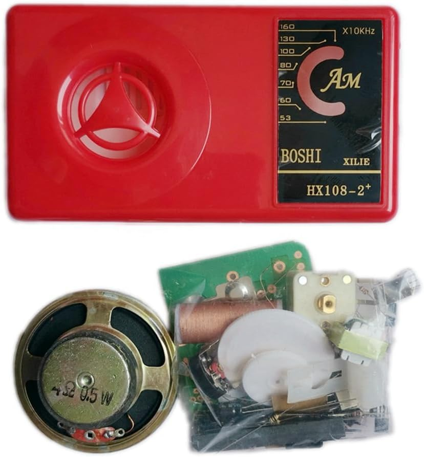 1 Set 7 Tube AM Radio Electronic DIY Kit Electronic Learning Kit HX108-2 DIY Kit without Battery image number 3