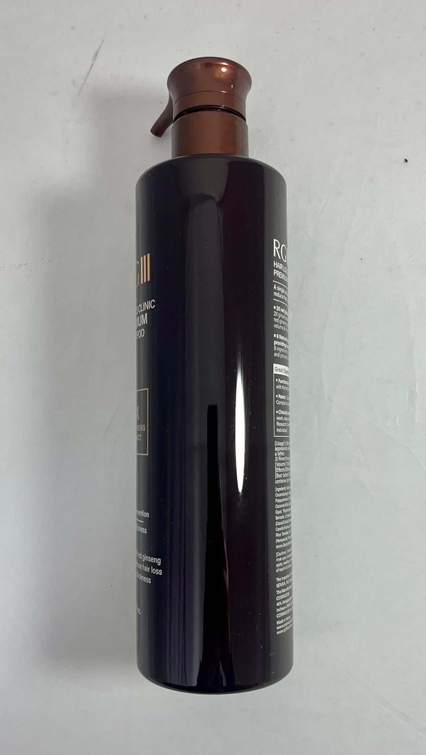 RG3 RGIII PREMIUM HAIR LOSS CLINIC SHAMPOO (ONE BOTTLE)