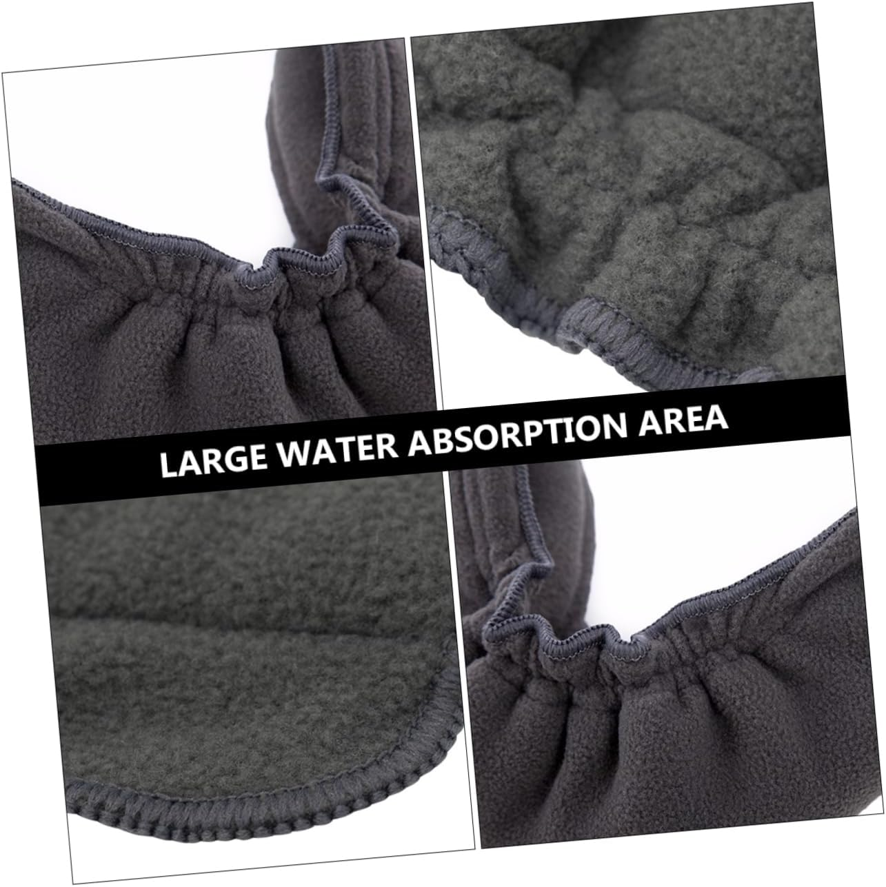 Charcoal Bamboo Diaper Liner 5 Layer Fiber Baby Diaper Inserts Washable Leak-Proof Elastic for Infant Baby Supplies image number 4