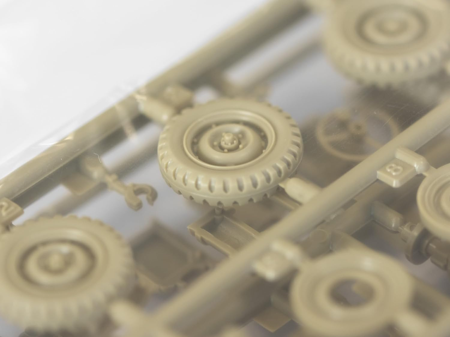 Tamiya British SAS Jeep 1:35 Scale Model Kit image number 4