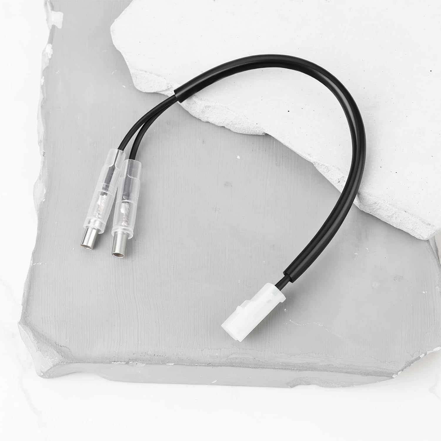 Ecsing 4Pcs Motorcycle Indicator Adaptor Leads Compatible with Royal Enfield Interceptor 650 GT image number 1