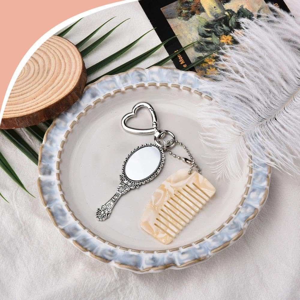 Acetate Keychain for Women Leopard Bag Charm Key Chain for Handbag Crossbody Bag Phone Car Keyring Accessory