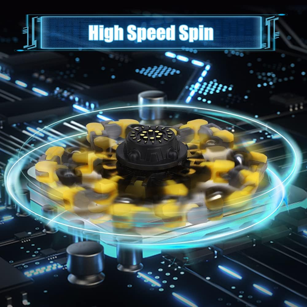 14 PCS Fidget Robot Spinners for Kids Adults, DIY Transformable Sensory Toy for Decompress, Good Choice for Party Favors Goodie, Gifts for Birthday Christmas Easter Party image number 3