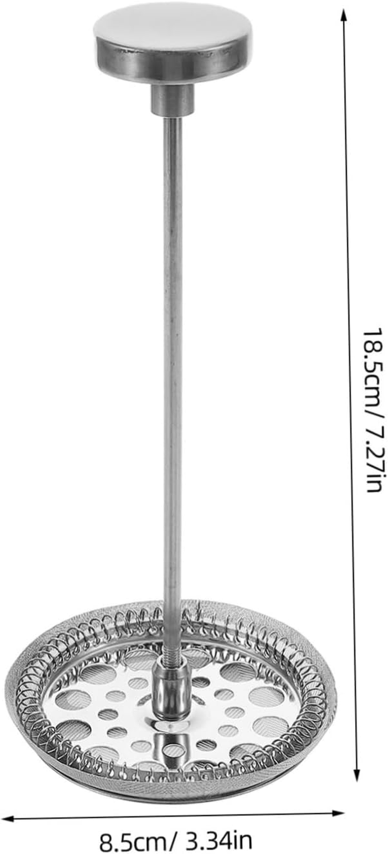 ULTECHNOVO Coffee Maker Filter Parts Stainless Steel Mesh Handle Tapered Basket for Espresso Spare image number 3