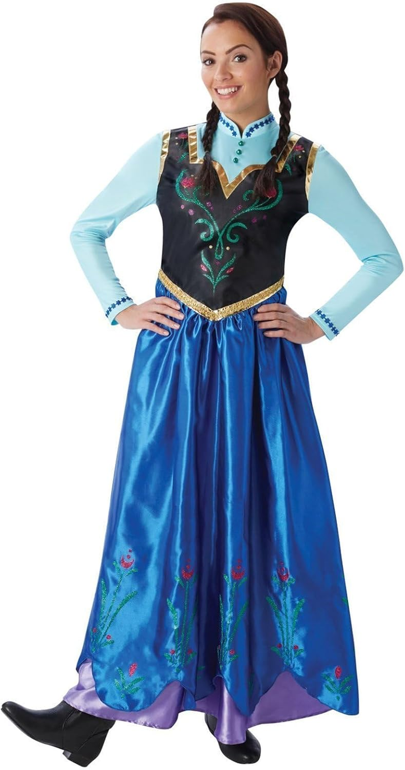 Anna Deluxe Costume for Adults - Disney Frozen image number 3