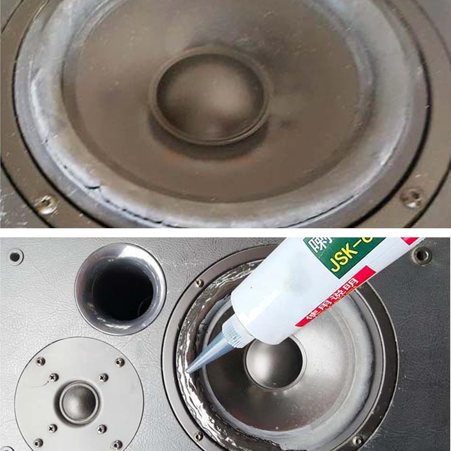 Glue for Speaker Repair | Repair Glue Loud Speaker Professional Cone Cement - Speaker Sealing High Strength Speaker Glue Flexible for Damaged Bezel Torn Cone