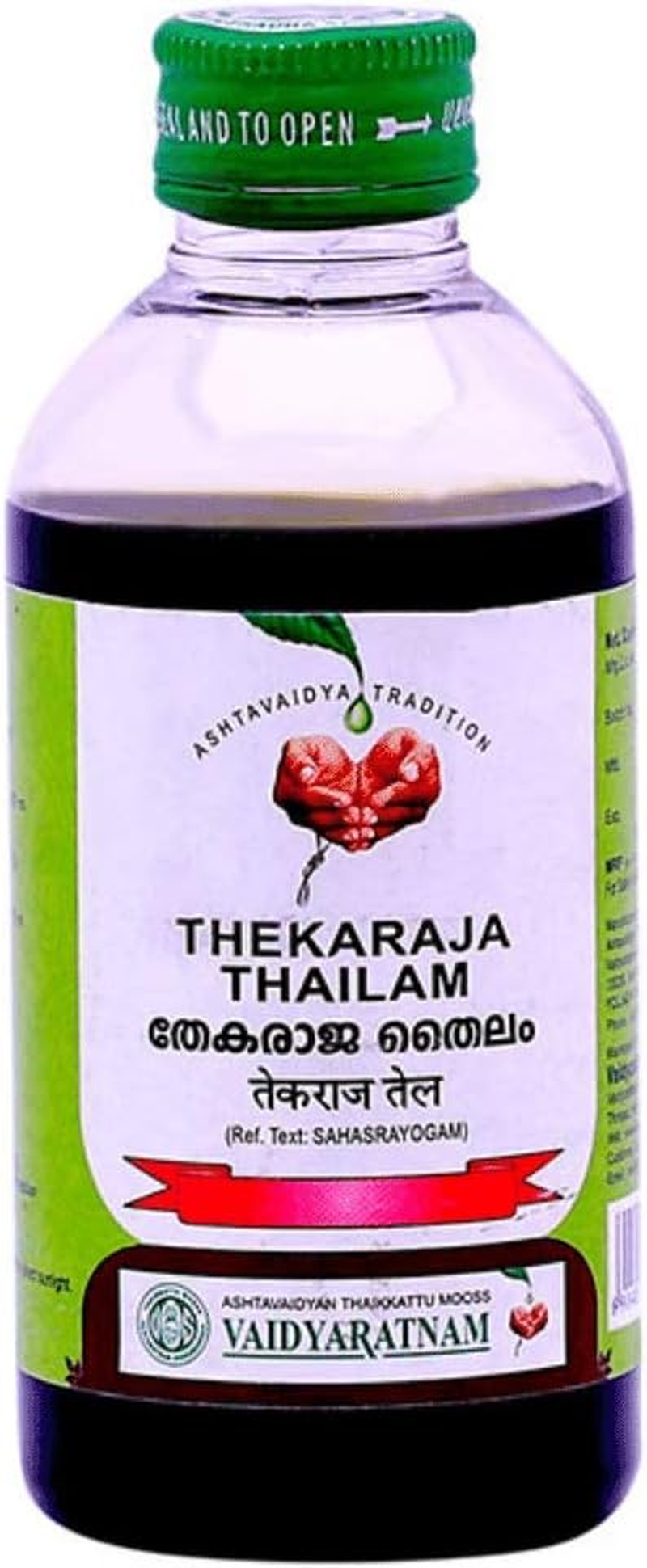Vaidyaratnam Thekaraja Thailam 200 Ml (Pack of 2)_Alida
