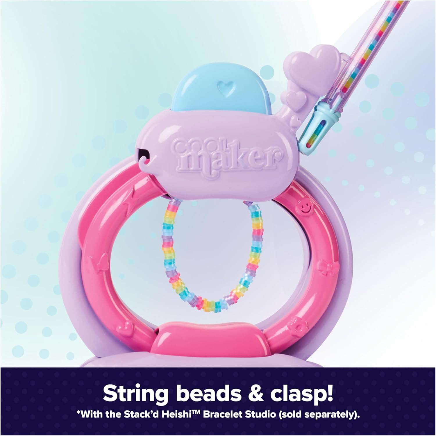 Cool Maker, Stack&rsquo;D Heishi Expansion Pack, Bracelet Making Kit with over 1300 Beads for Bracelets, Makes 15, Arts and Crafts Kids Toys for Girls Ages 7 and Up image number 2