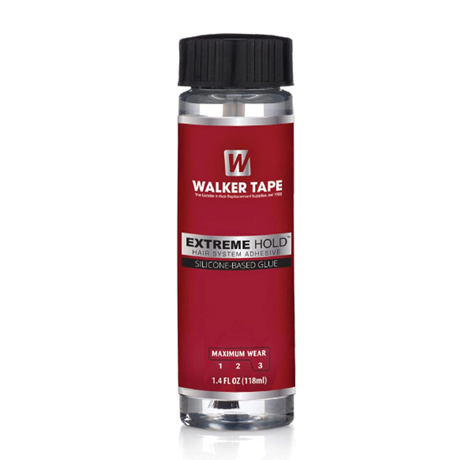 Walker Tape - Extreme Hold | Silicone Based Adhesive Glue | Wigs, Toupees, Hair Extensions | 41.4Ml (1.4 Fl Oz)