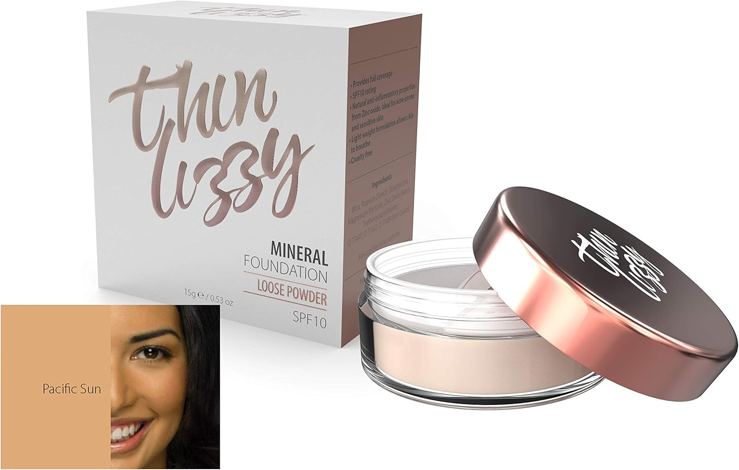 Thin Lizzy Flawless Complexion Natural Liquid Foundation, Full Coverage, Natural & Flawless Finish, Diva (Dorothy) - Bella image number 2