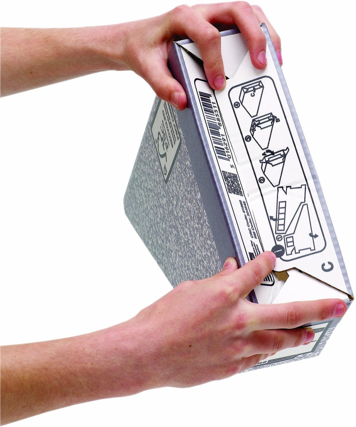 Bankers Box System Magazine File, A4 Size - Pack of 10, Grey - Blue image number 2