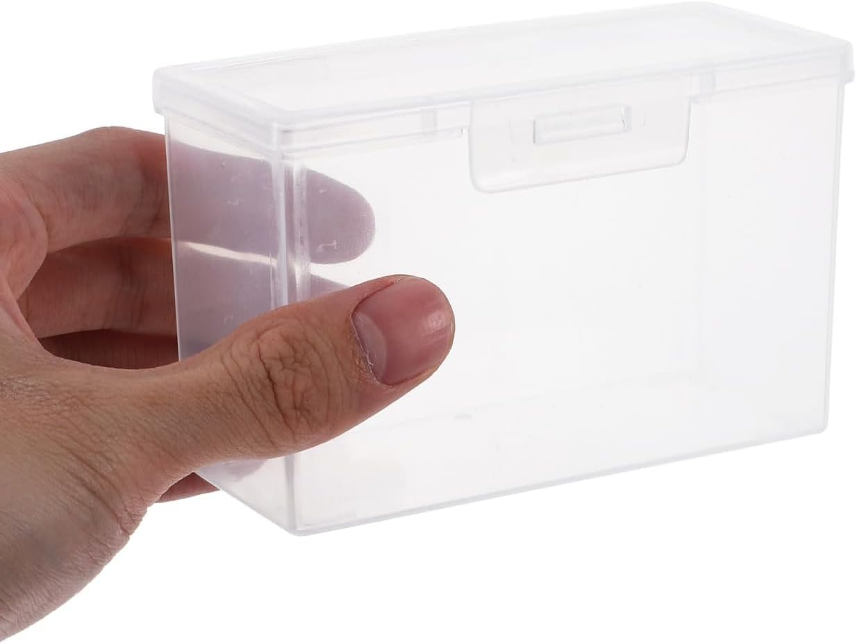 Transparent Plastic Playing Card Cases,Durable Clear Storage Boxes for Poker, Business Cards, and Organizing,Perfect for Card Enthusiasts(10Pcs) image number 3