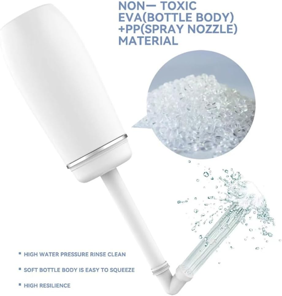 Bjworeye Portable Gynecological Bottle for Postpartum Essentials Feminine Care Mom Washer for Perineal Recovery Cleansing Blue image number 2