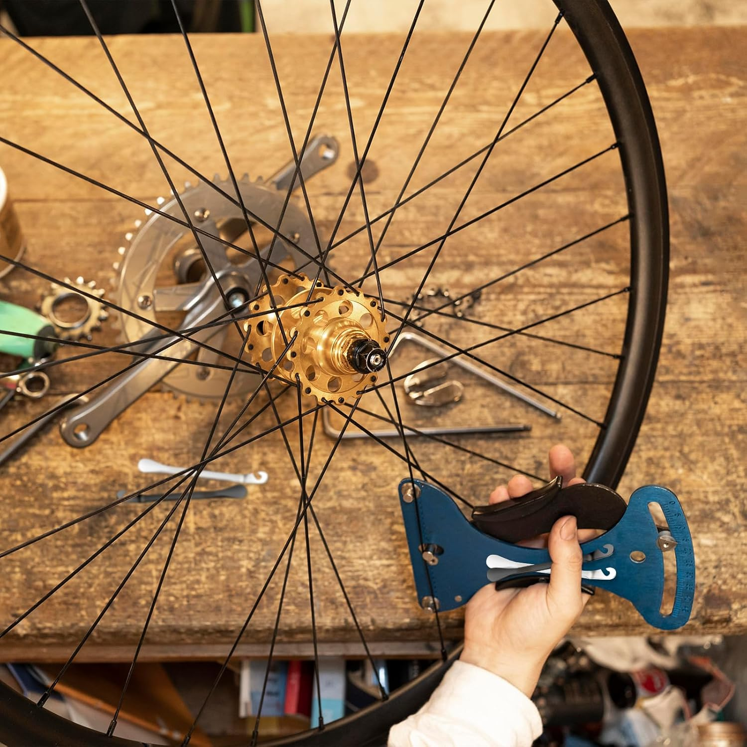 NILLOS Bike Tire Levers, 4 PCS Bike Tyre Spoons for Repairing Bike Tube (12.2 Cm/4.8 In) image number 3