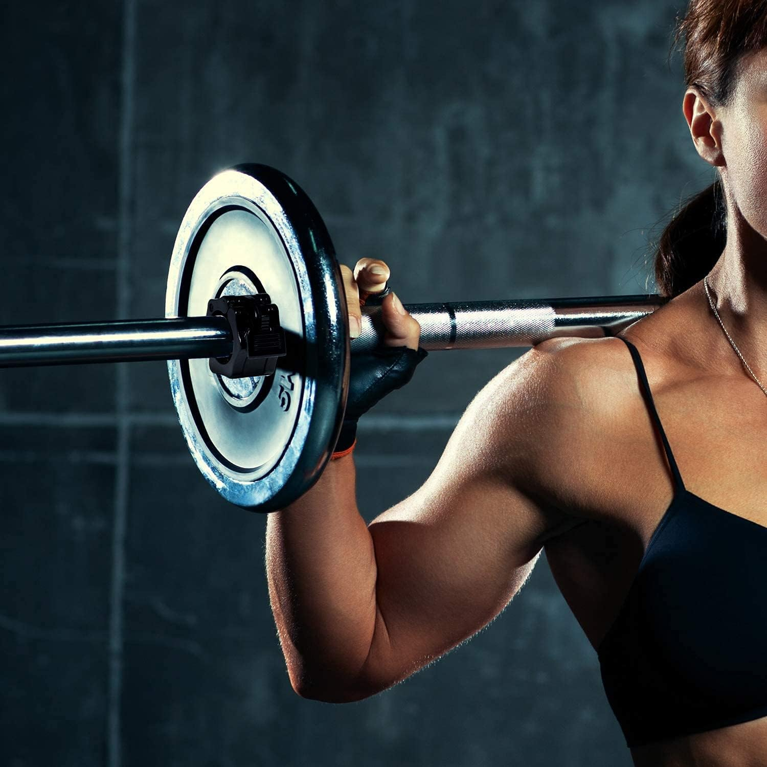 GW Tech Barbell Clamps 2 Inch, Heavy Duty Exercise Collars 2" Quick Release Pair of Locking Pro Olympic Weight Bar Plate Locks Collar Clips for Workout Weightlifting Fitness Training image number 5