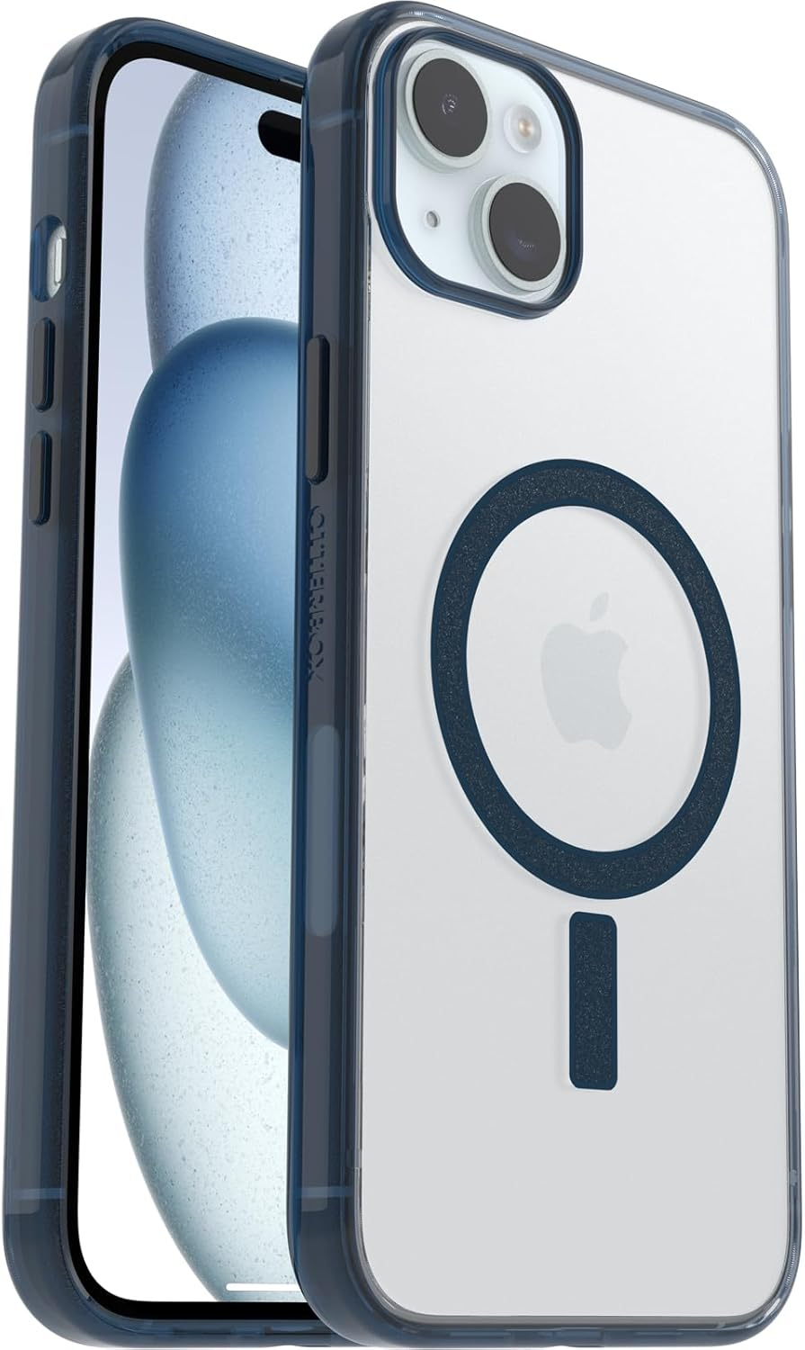 Otterbox Clear Case Series with Magsafe for Iphone 15 Plus, Shockproof, Drop Proof, Ultra-Slim, Protective Case, 3X Tested to Military Standard, Narwhal