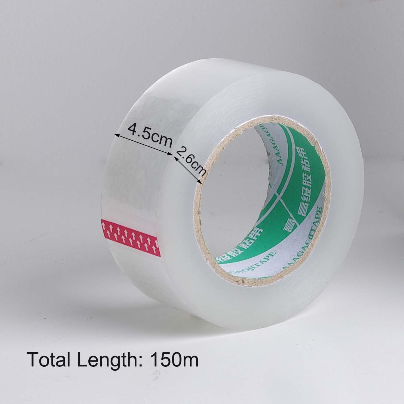 6 Rolls 150M Clear Packing Tape Sealing Tape 150M X 45Mm