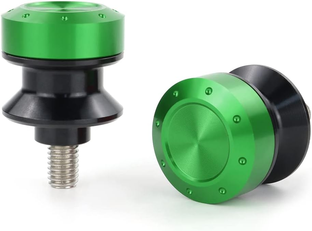 M10 Swing Arm Spools Sliders Compatible with Ninja 650R EX650 Er-6F/N,Ninja 250,Ninja 400R Er-4N,Zx-12R,Vulcan Cafe/S,Z250/300,Ex650R,Universal Motorcycle Swing Arm Bobbins