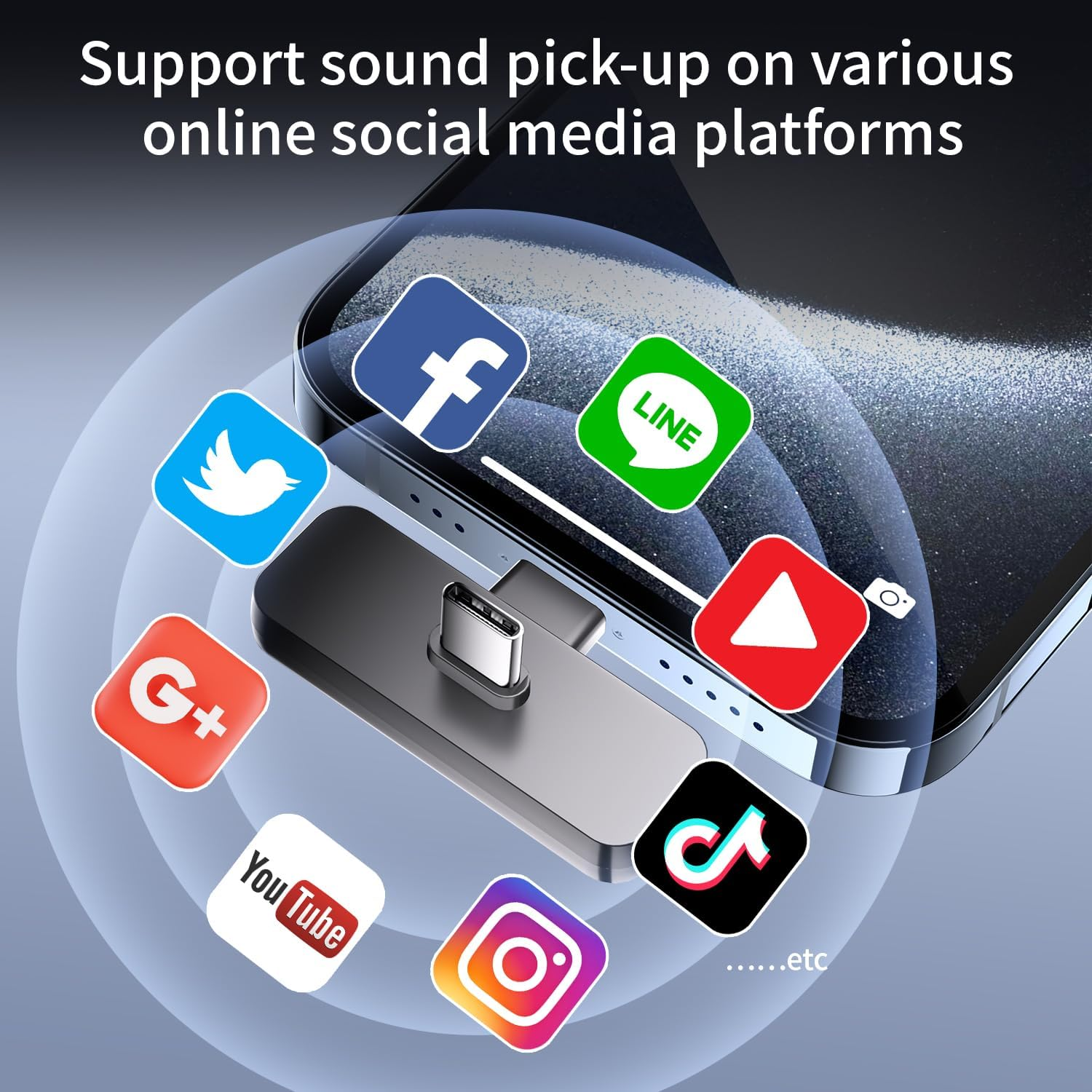 2 Pack Wireless Mini Lavalier Lapel Microphone for Iphone,Ipad - Cordless Double Mics Plug and Pick-Up 2.4G Ultra-Low Delay Built-In Noise Reduction Chip 5H Working Time for Two-Person Creator image number 3