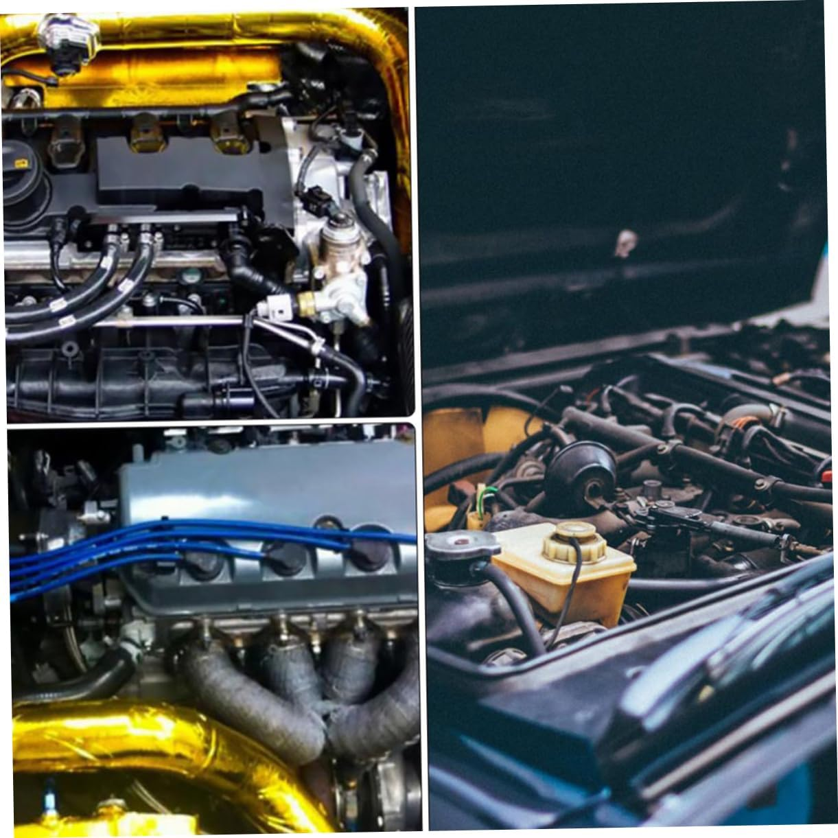 Foil Seal Tape Adhesive Tape Easy to Remove No Residue for Automotive Engine Insulation image number 3