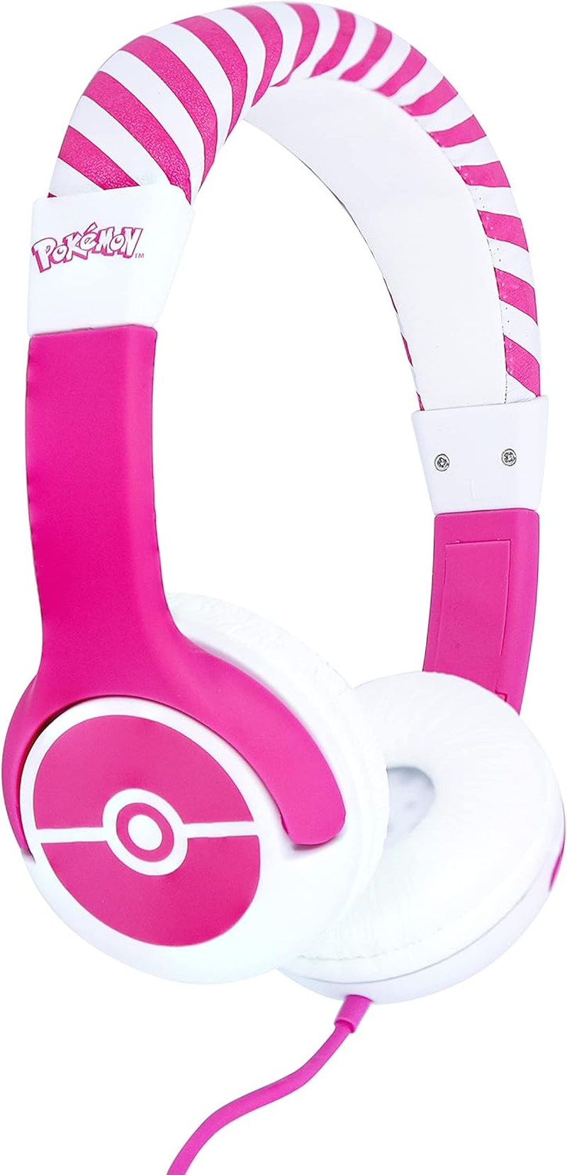 OTL PK0842 Pokemon Pokeball Junior Headphones. Pink image number 2