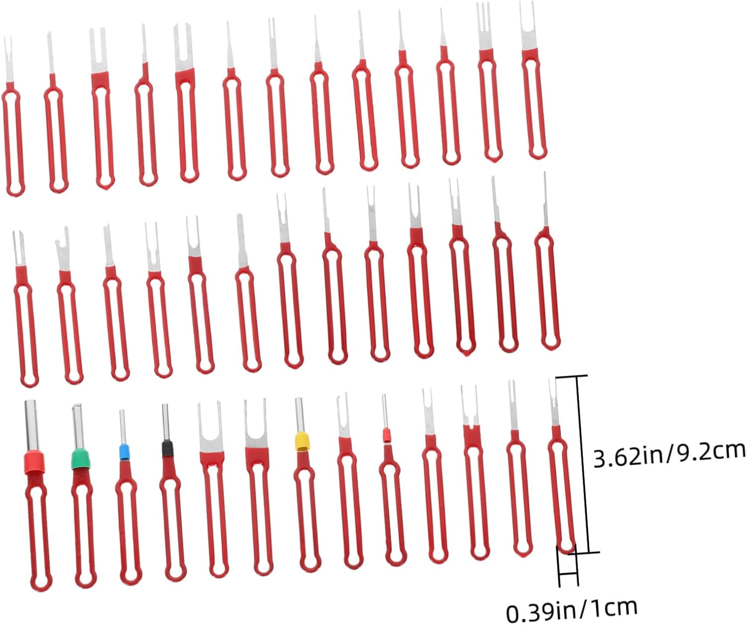 GETAJGHSD 39Pcs Automotive Terminal Pin Remover Tool Car Tools Terminal Ejector Kit image number 3
