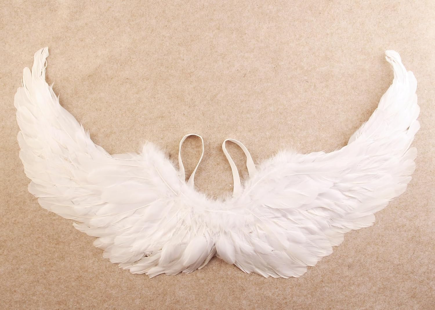 Nishine 26X14 Inch Angel Feather Wing Halo and Wand Costume Set for Girls Cosplay Kids Women Halloween Party Favor image number 2