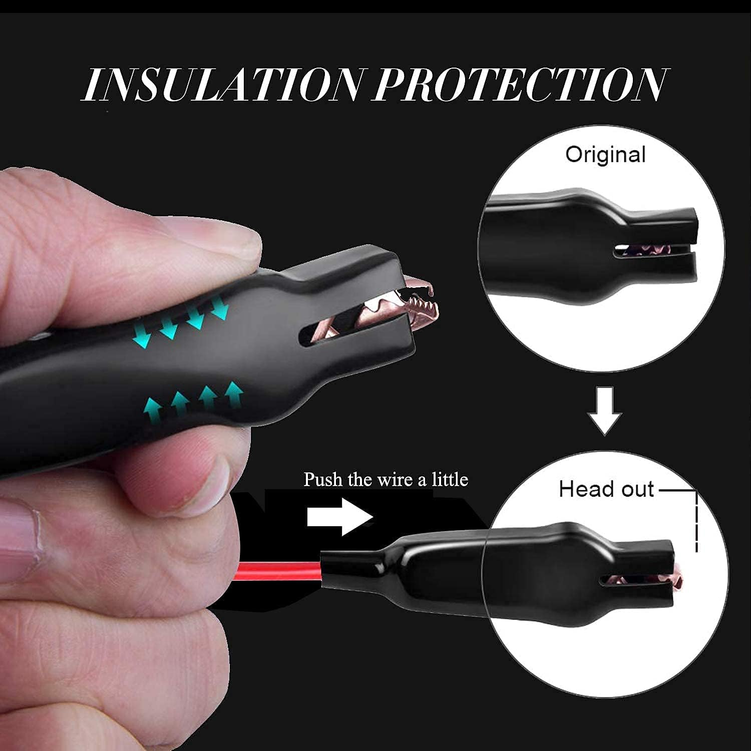 CGDI Upgraded Digital LED Automotive Circuit Tester, 3-32V Test Light with 96 Inch PU Extended Spring Wire, Vehicle Circuits Low Voltage Light Tester with Sharp Stainless Probe image number 5