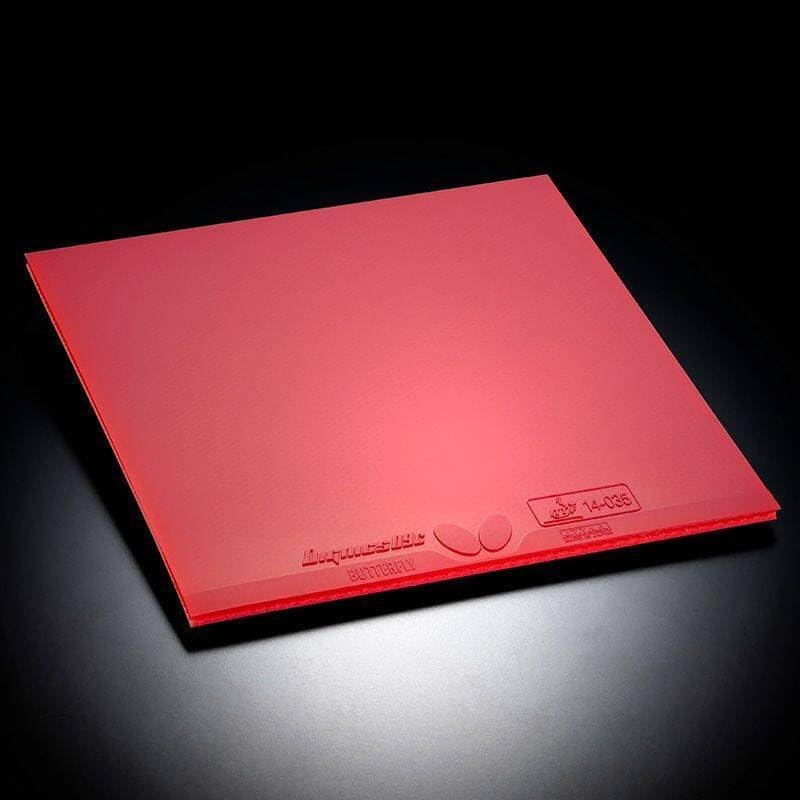 Butterfly Dignics 09C Table Tennis Rubber - 1.9 or 2.1 Mm - Red or Black - 1 Inverted Table Tennis Rubber Sheet - Professional Table Tennis Rubber - Rubber of Choice for Timo Boll image number 6