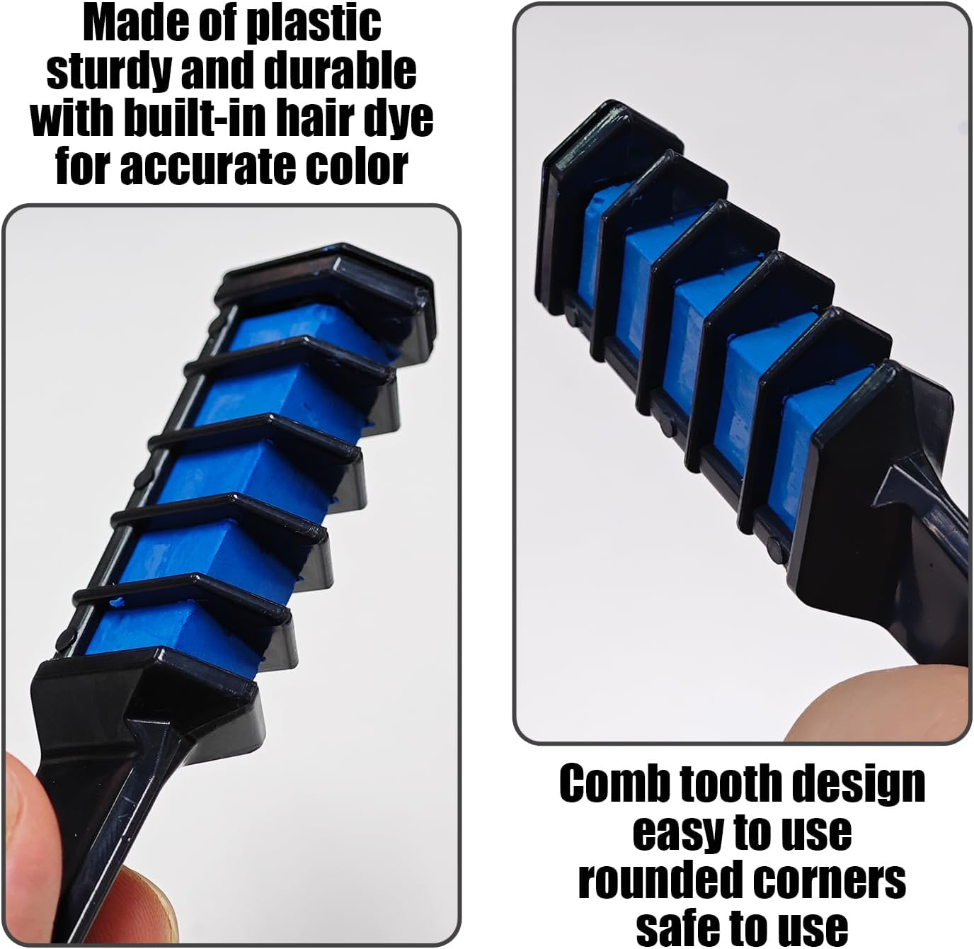 6 Hair Pieces Comb, Hair Dye Mug, Hairstyle Making Tools, Children'S Style Comb, Creative Hair Salon Tools image number 3