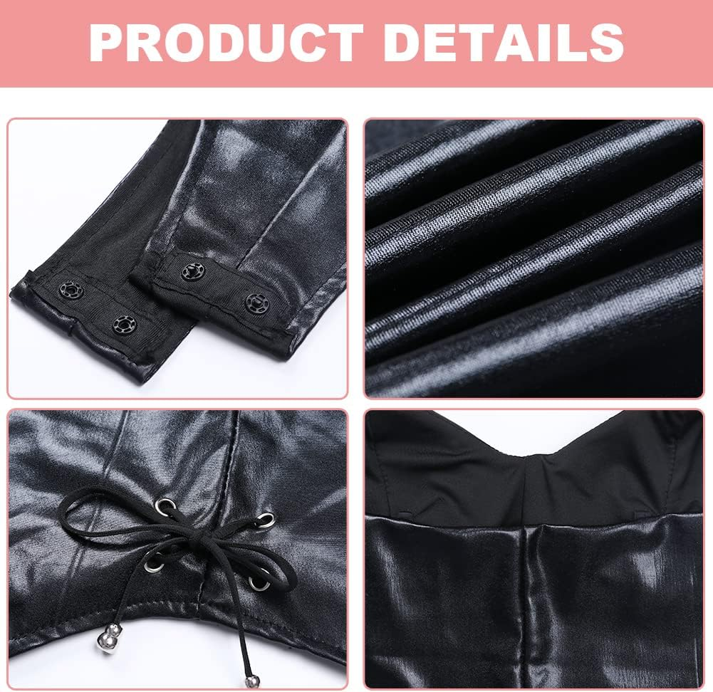 Womens Bunny Girl Senpai Cosplay Costume Outfit Anime Role Cosplay One Piece Bodysuit with Bunny Ear Stockings Set image number 6