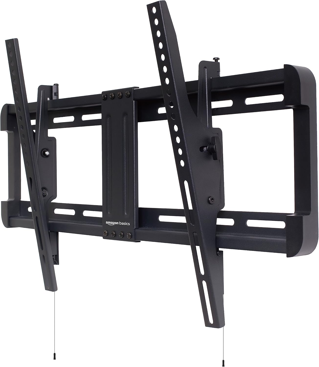 Amazon Basics Full Motion Articulating-Arm TV Wall Mount for 37-80 Inch Tvs and Flat Panels up to 120 Lbs, Black image number 6