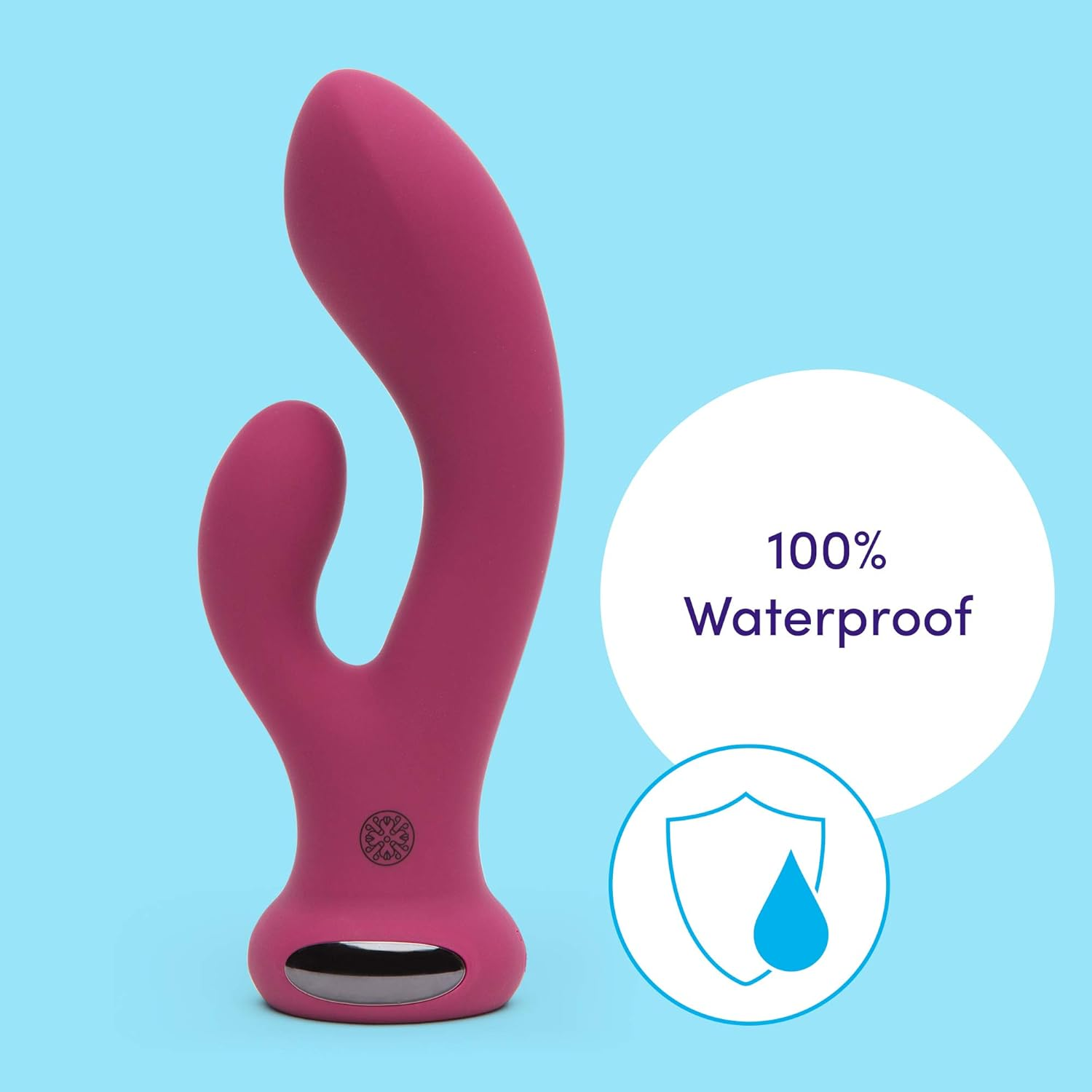 Lovehoney Mantric Rabbit Vibrator - 4.5 Inch Curved Silicone G Spot Vibrator for Women - Beginner Friendly Dual Stimulation Adult Sex Toy - Rechargeable & Waterproof - Pink image number 4
