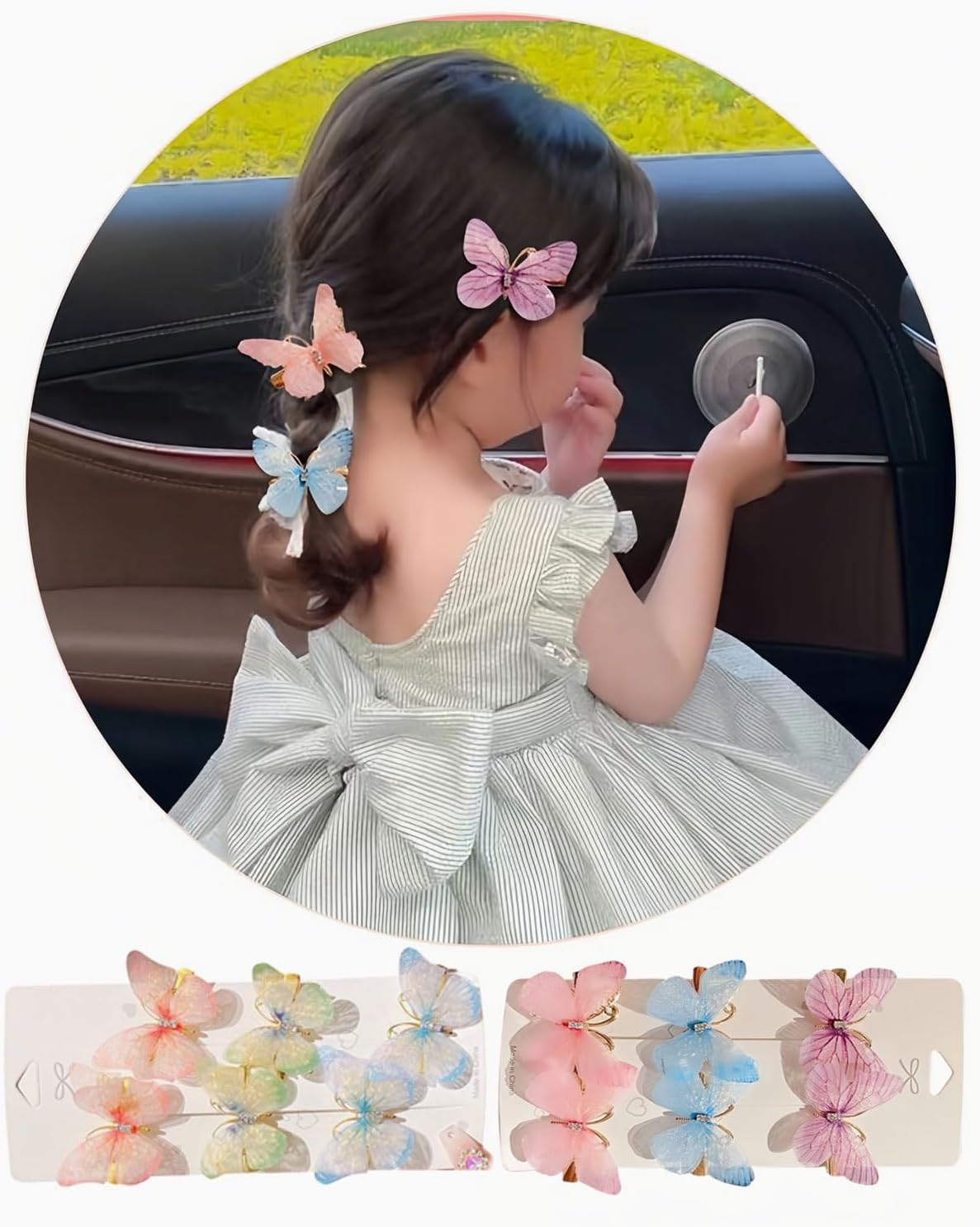 Zeayebsr Butterfly Hair Clips - 12 Pieces Hair Clips Girls Hair Accessories Butterfly Hair Clips Glitter Snap Hair Clips for Teenagers Women Hair Accessories Hair Clips Girls image number 3