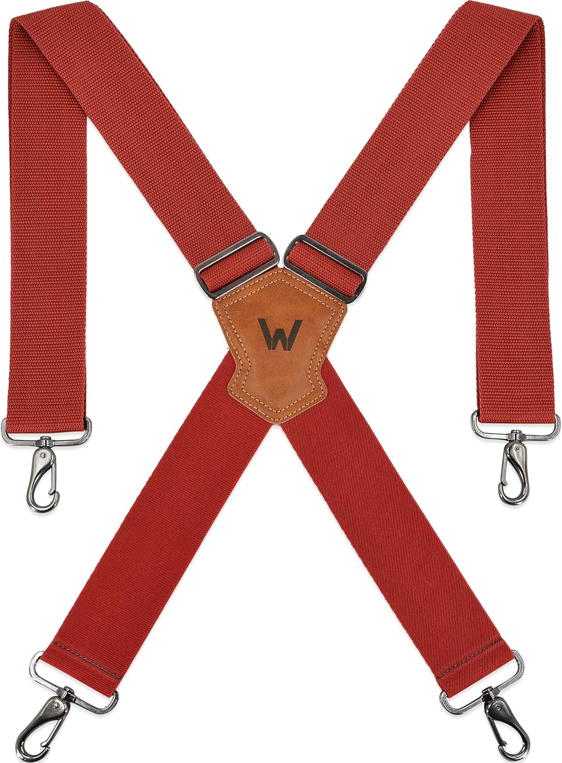 WELKINLAND 2Inch-Wide Heavy Duty Work Suspenders for Men