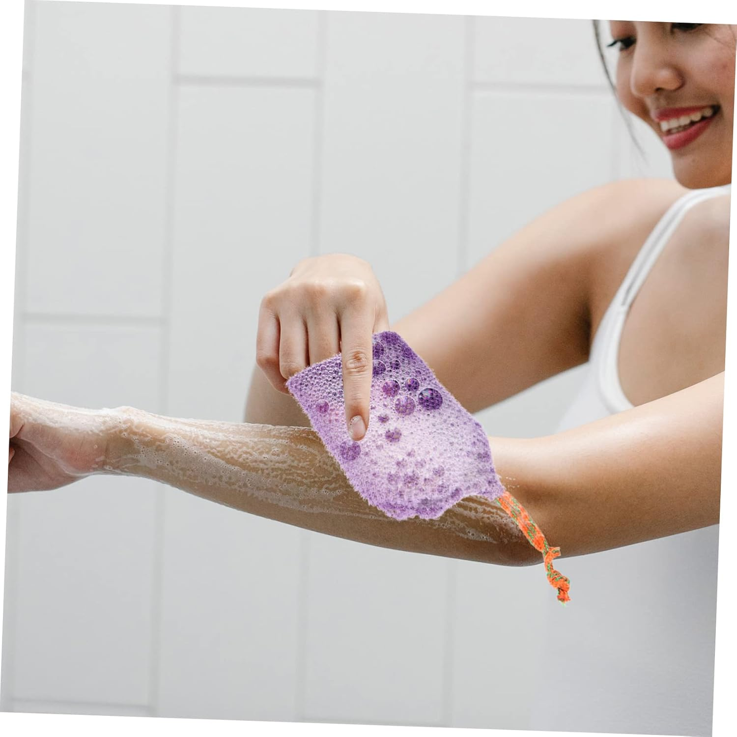 Minkissy 8Pcs Soap Foaming Net Exfoliating Foam Net Sisal Soap Bags Exfoliating Soap Bags Soap Bags Soap Pouch Exfoliating Soap Drying Soap Cleaning Net Face Nylon