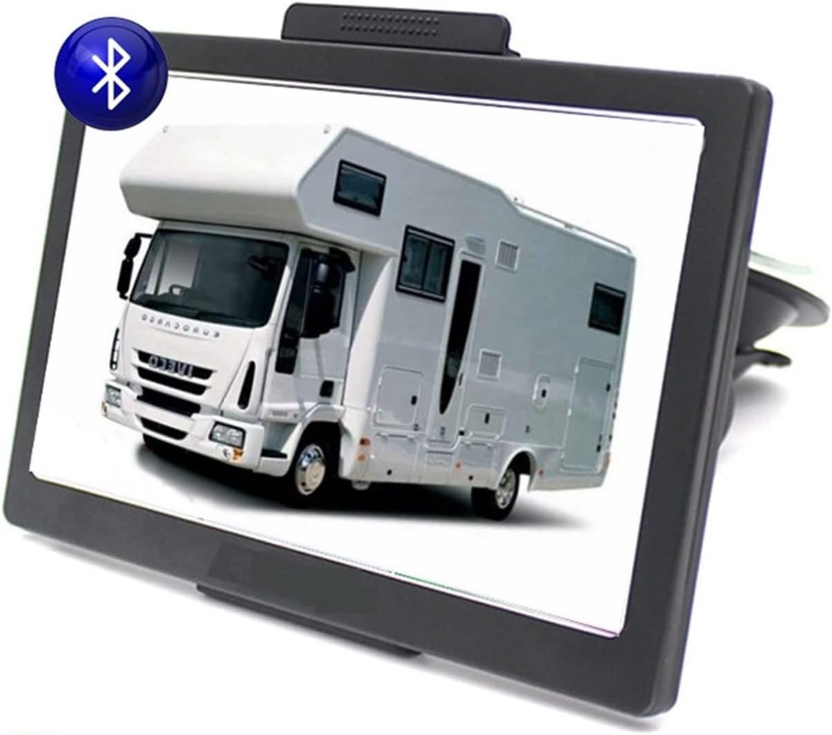 GPS Car Navigator, Portable Car GPS Navigation Bluetooth 7 Inch Capacitive Screen 8GB 256M Truck Vehicle GPS Navigator Europe Maps for Car Truck Rv(Without Bluetooth)