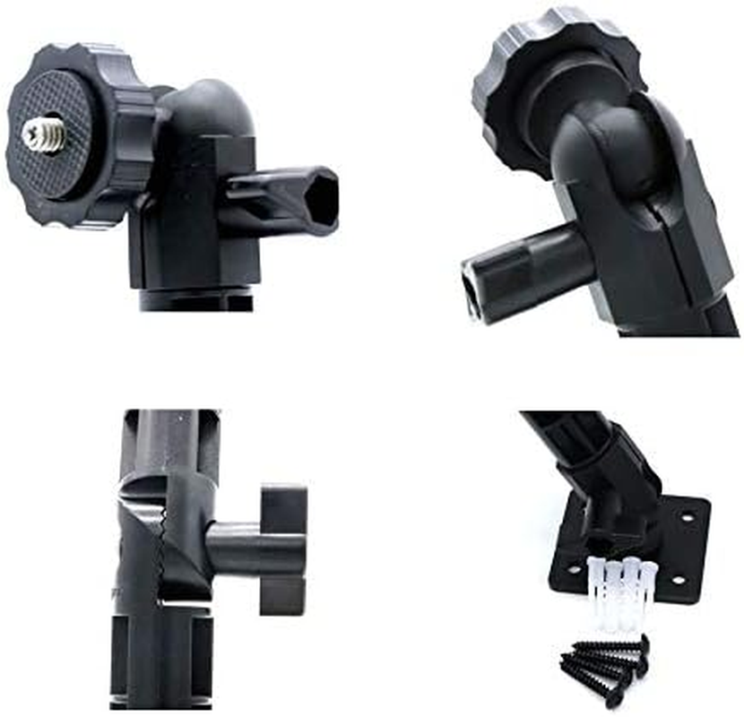 Webcam Wall Mount, C920S Stand Holder Compatible with Logitech C920S Streamcam C922X C920 C930E C615 Brio C925E - Acetaken