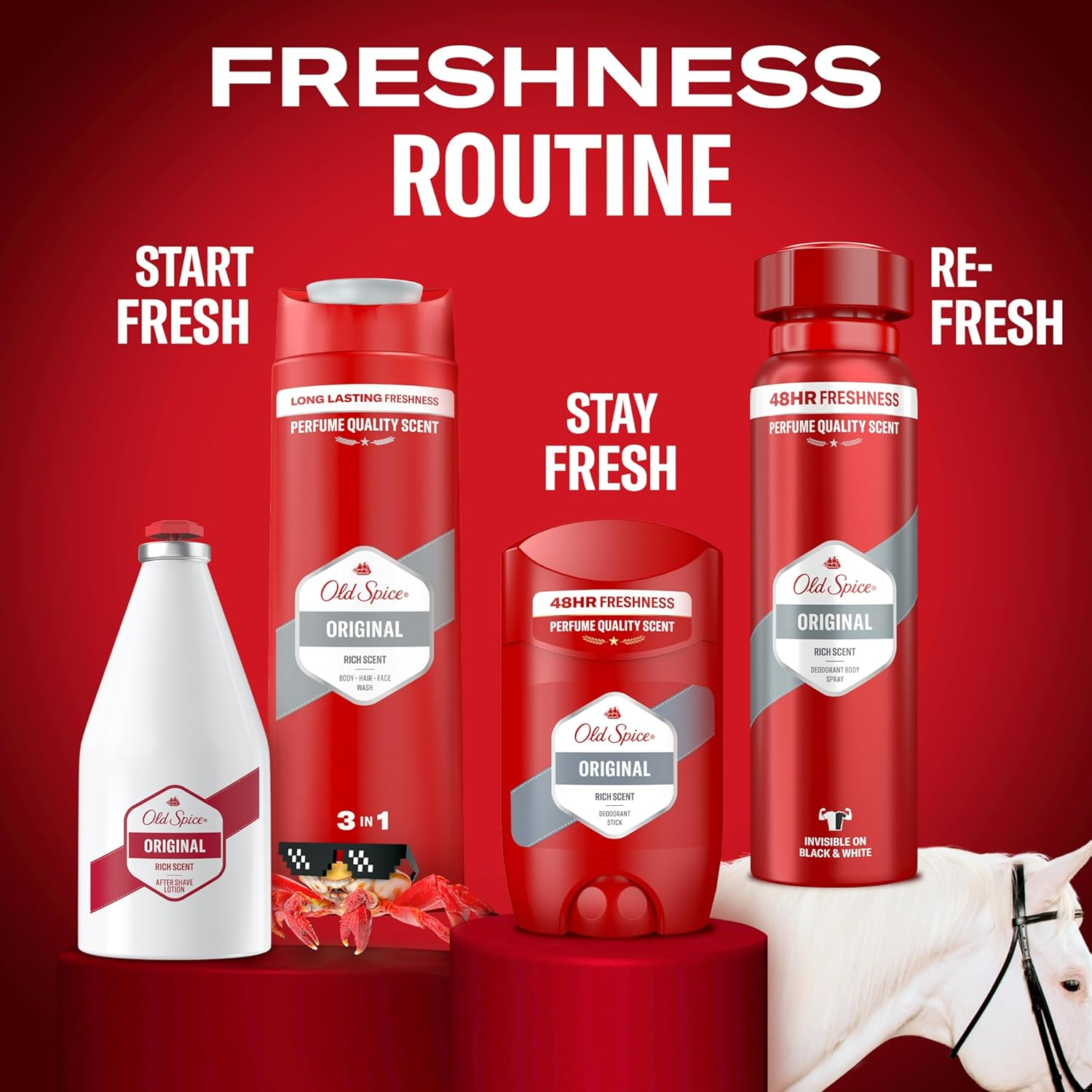 Old Spice Original Aftershave Lotion 100 Ml image number 1