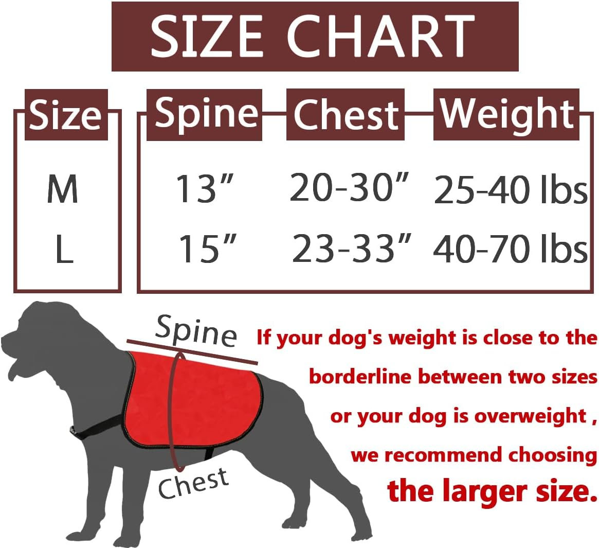 JXGZSO Nervous Anxious Dog Slogan Warning Vest Do Not Pet No Hand Sniffs Dog Jacket Vest (No Hand Sniffs L) image number 2