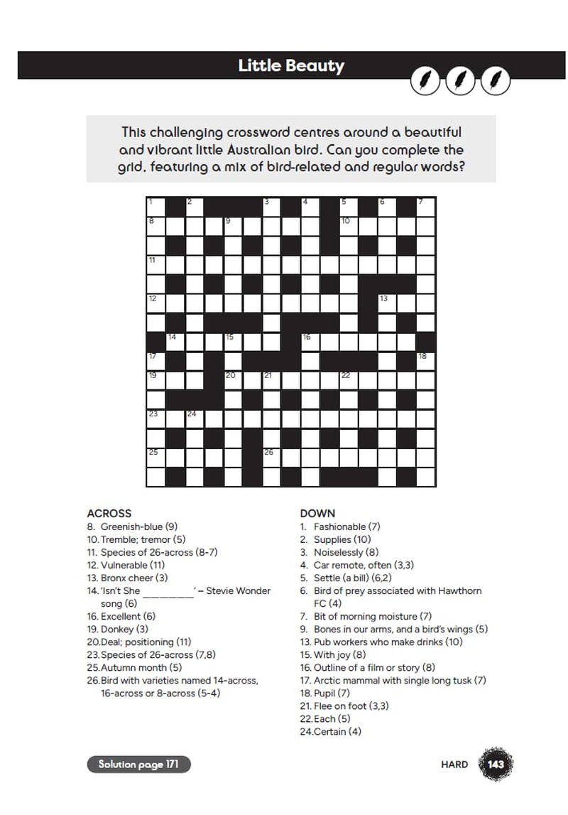 Birdle: Fun Word Games about Australian Birds from the Puzzler behind Minute Cryptic