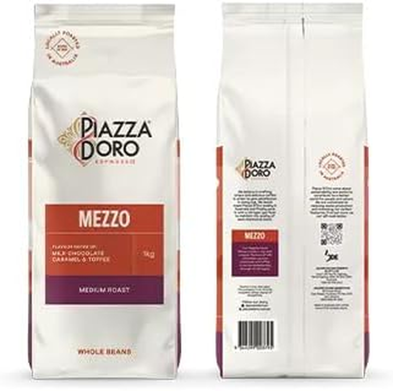 Piazza D'Oro Mezzo 1KG Coffee Beans image number 1