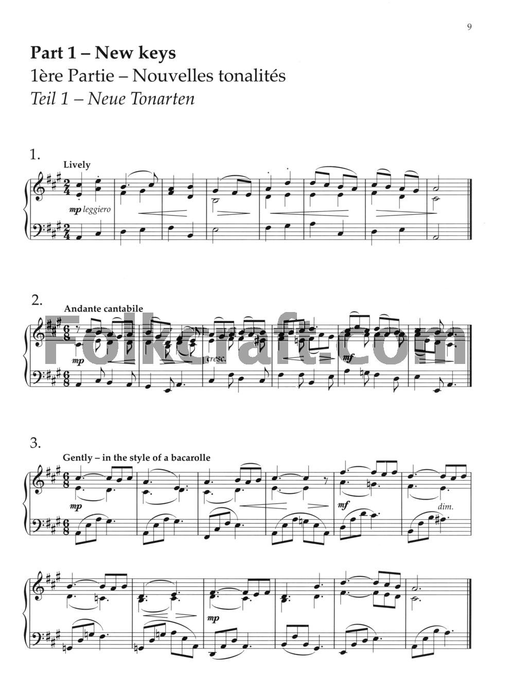 PIANO SIGHT-READING 3: a Fresh Approach/Nouvelle Approche/Eine Erfrischend Neue Methode image number 3